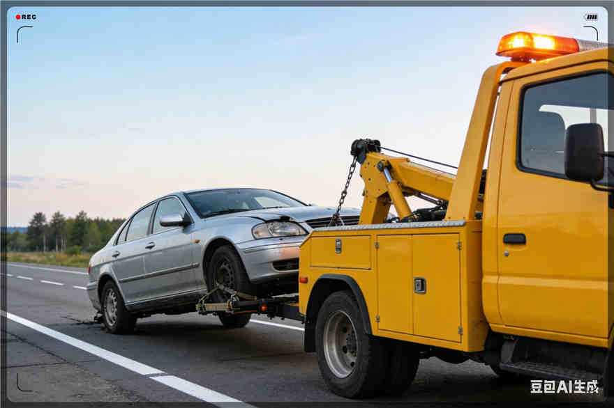 渝水区拖车救援电话【案例】